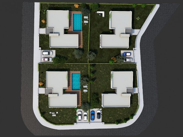 Magnificent Single-Decker Villas with Pool Option/ Large Garden in Kantikoy (WITHIN A PLOT OF 655 M2) ** 