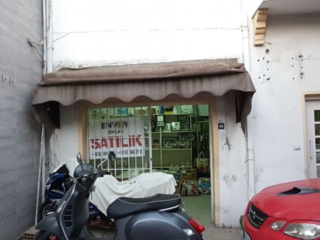 A Commercial Building for Sale on the Main Street for those who want to Take the Opportunity to Get a 330m2 Ground-Floor and Terraced, Workplace - Office - Boutique hotel / Hostel - Cafe / Bar suitable for use in the Kyrenia Bazaar on Zia Rizki Street, with a High Value of Signage ** 