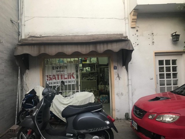 A Commercial Building for Sale on the Main Street for those who want to Take the Opportunity to Get a 330m2 Ground-Floor and Terraced, Workplace - Office - Boutique hotel / Hostel - Cafe / Bar suitable for use in the Kyrenia Bazaar on Zia Rizki Street, with a High Value of Signage ** 