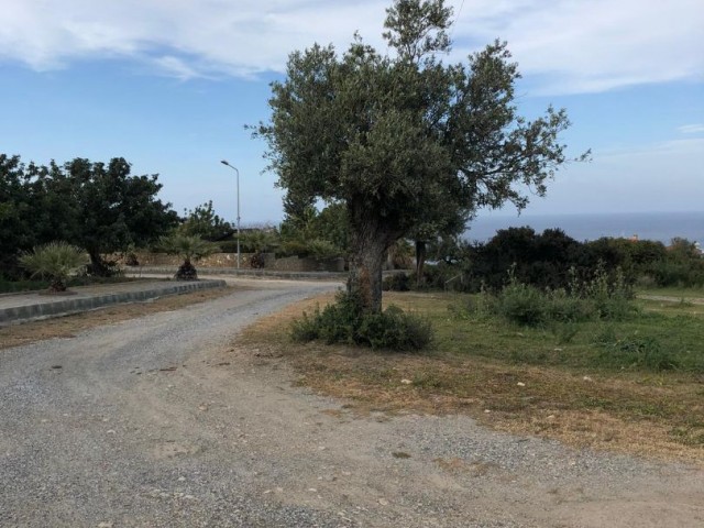 Кирения - Участок виллы на скалах с видом на горы и море ** 