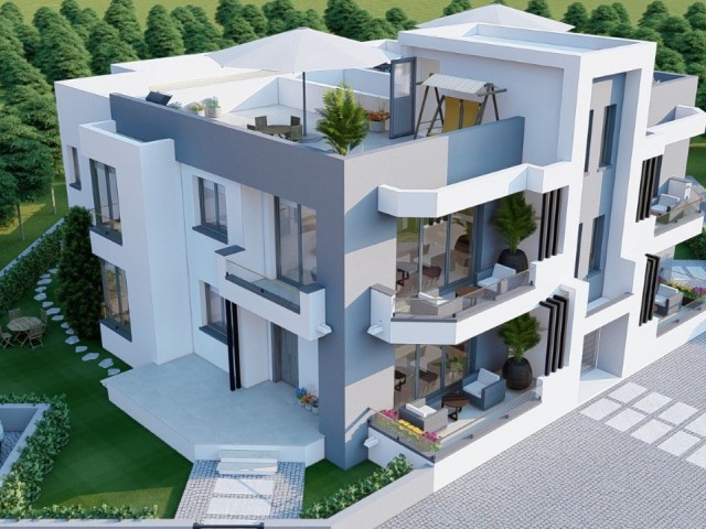 Ensuite 3+1 Bedroom Apartments for Sale in Mitreli Where You Can Experience the Feeling of Being Detached ** 