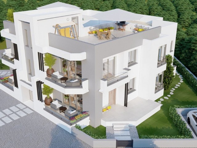 Ensuite 3+1 Bedroom Apartments for Sale in Mitreli Where You Can Experience the Feeling of Being Detached ** 