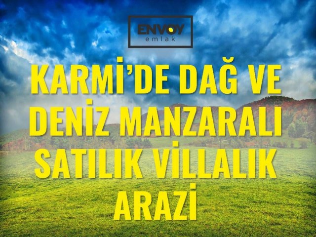 Karmi'de Dağ ve Deniz Manzaralı Satılık Villalık Arazi