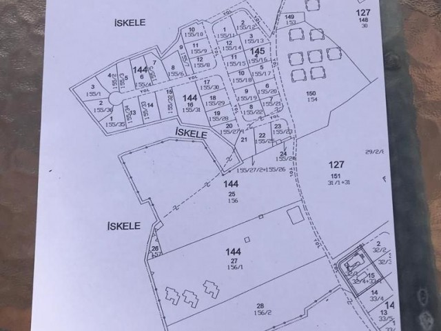 İskele DAÜ Arsaları Yanı -9 Evler Karşısı Dağ/ Deniz Manzaralı Arsalar - Tapuları Hazır- £45000 den başlayan