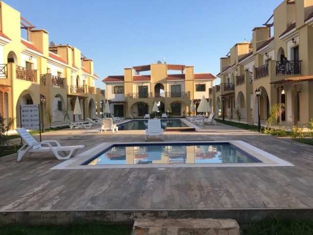 In Salamis, the Lower Floors with a Turkish Title are Equipped with a Garden - The Upper Floors are equipped with a Balcony + a Terrace, Ultra-Lux Villa-Type HOUSE Is Immediately Delivered -The Deeds Are Ready ** 