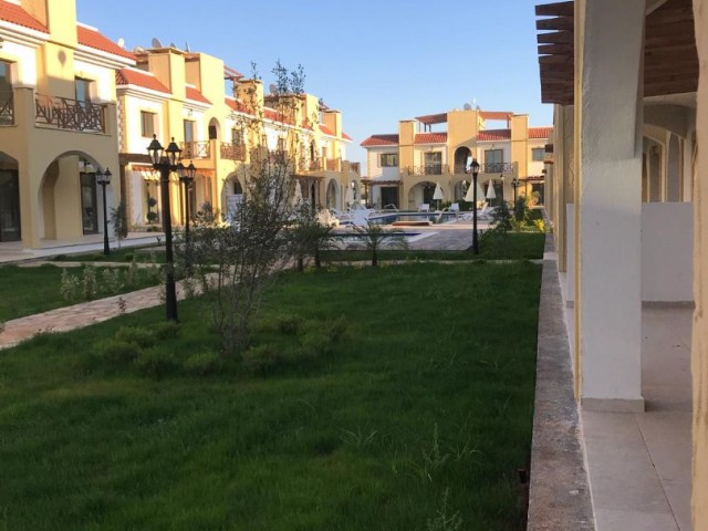 In Salamis, the Lower Floors with a Turkish Title are Equipped with a Garden - The Upper Floors are equipped with a Balcony + a Terrace, Ultra-Lux Villa-Type HOUSE Is Immediately Delivered -The Deeds Are Ready ** 