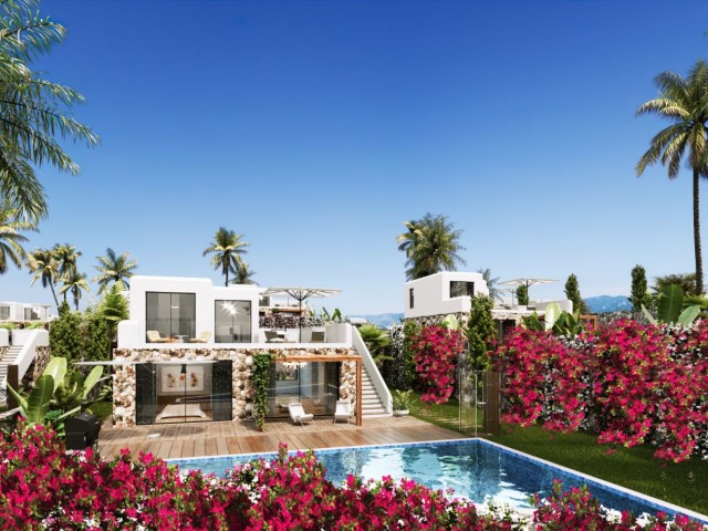 Luxury 3+ 1 Detached Villas for Sale on the Seafront with Pool Option in Kucuk Erenkoy (At Launch Special Prices..) ** 