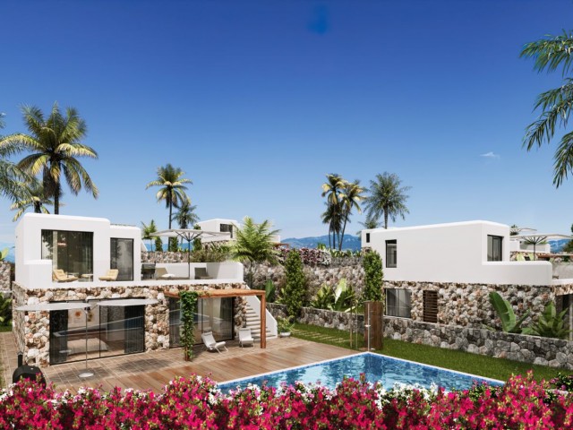 Luxury 3+ 1 Detached Villas for Sale on the Seafront with Pool Option in Kucuk Erenkoy (At Launch Special Prices..) ** 