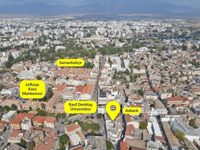 Complete Buildings for Sale (9 shops and flats) in a magnificent location in the center of Lefkoşa Sarayönü Suitable for Use as Boutique Hotel/ University / Holding / Workplace / D