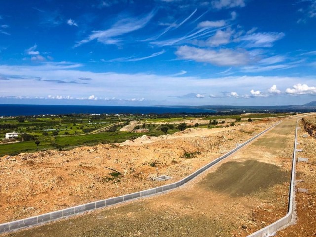 Lefke, Cengizköy'de Deniz Manzaralı Satılık Araziler (Mart Ayı Kampanyası!)