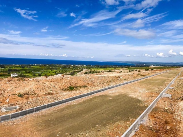 Grundstücke zum Verkauf in Lefke, Cengizköy mit Meerblick (März-Kampagne!) ** 