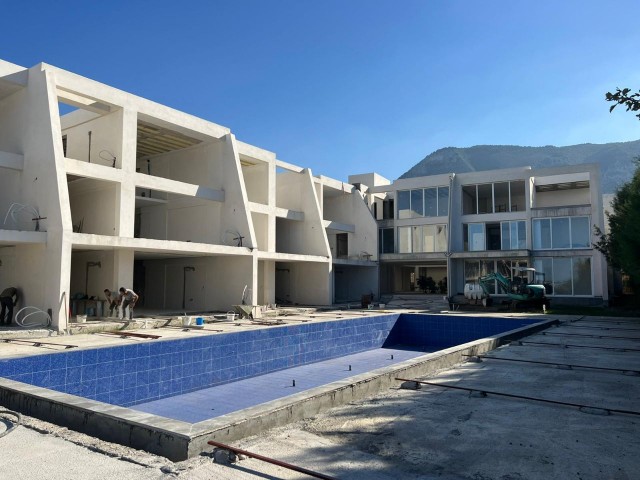  1+1 Duplex-Wohnungen zu verkaufen in Dogankoy mit gemeinschaftlichem Pool