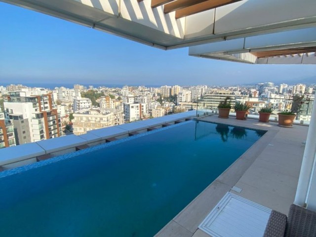 Daily Rental Penthouse with Pool in Kyrenia Center