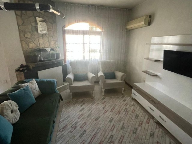 3+1 Semi-Detached Ground Floor Flat with Fireplace for Sale in Gonyeli (Single Authorized)