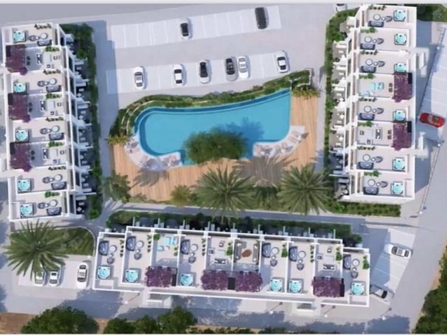 2+1 Penthouses for Sale in Kyrenia Esentepe, Close to the Main Road, Designed for Investment or Luxury Living 