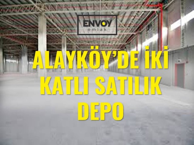 Alayköy’de İki Katlı Satılık Depo