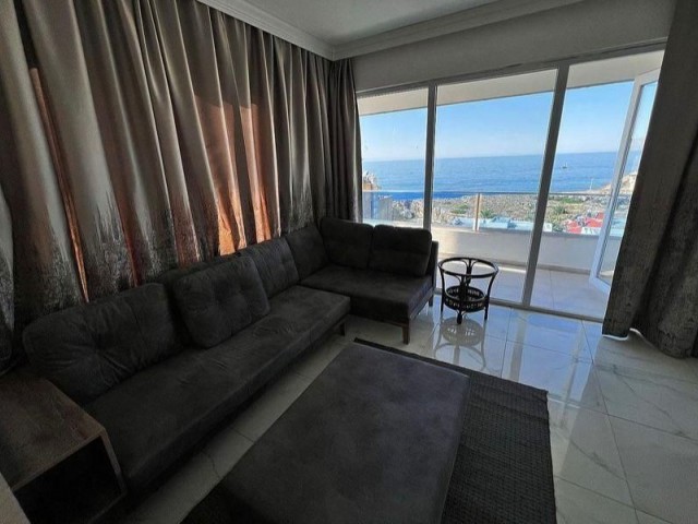 Meerblick 2+1 Wohnung zur Miete in Kyrenia Zentrum