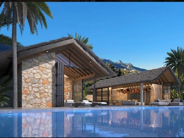 1+1 Apartments and 2+1; 3+1 Villas for Sale in a Modern Complex with Spectacular Sea and Mountain Views in Esentepede