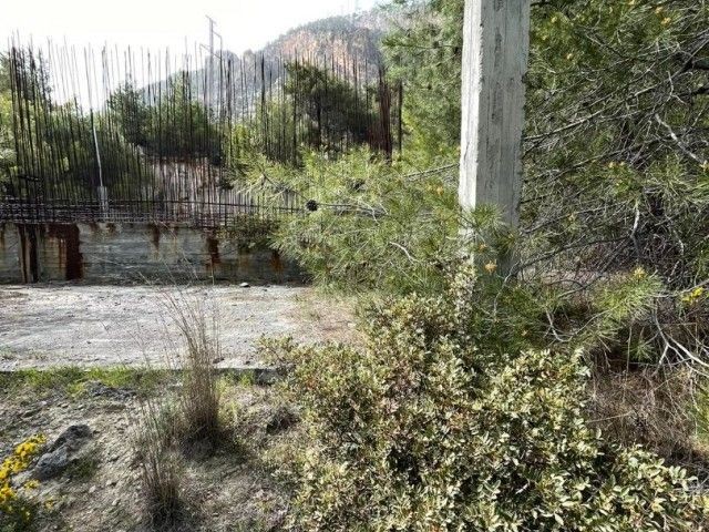 Land with Turkish Kocan for Sale in Kyrenia-Agirdag (Open to Barter)