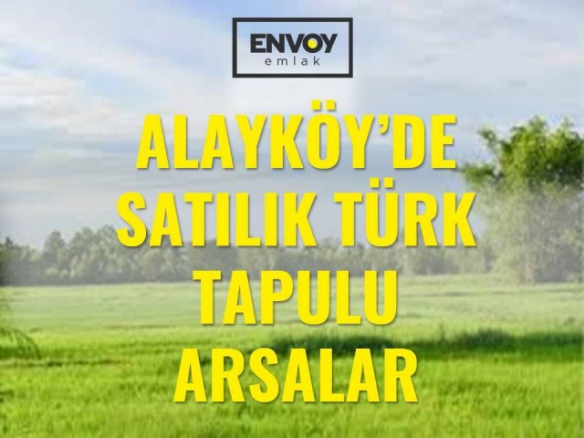 Industrial Lands for Sale in Alayköy with Turkish Title