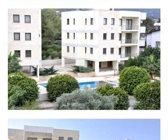 3+1 (170 m2) Lux-Penthouse mit Gemeinschaftspool, Berg- und Meerblick zum Verkauf im Girne Center