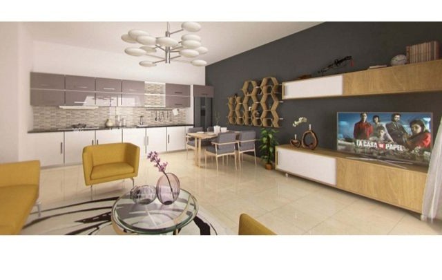 2+1 آپارتمان نوساز برای فروش در لاپتا