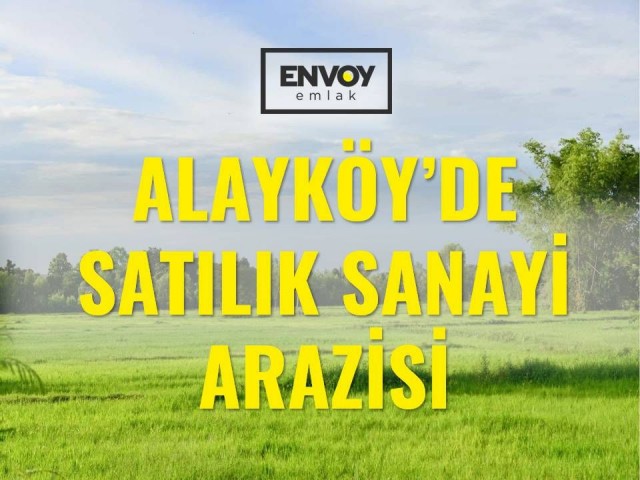 Alaykoyde Turkish Industrial Land with Title Deed