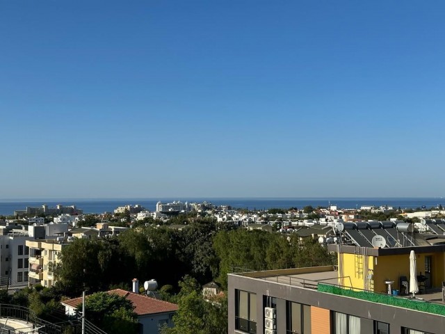 3+1 Penthouse for Sale with Mountain Sea View in Alsancak