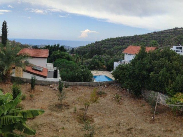 5+1 Villa for Sale with Mountain Sea View in Alsancak Region
