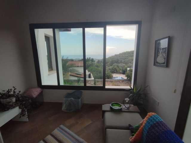 5+1 Villa for Sale with Mountain Sea View in Alsancak Region