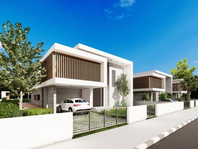 4+1 Villas for Sale from the Project in Çatalköy