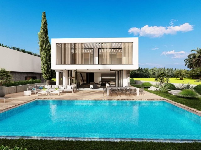 4+1 Villas for Sale from the Project in Çatalköy