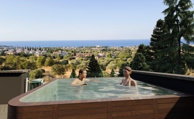 Wunderschöne Villen mit 4+1 Smart Home System und privatem Pool zum Verkauf in Yeşiltepe