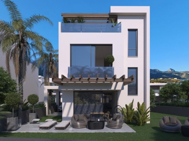 3+1 Villas with Bungalows and Duplex Options for Sale in Esentepe