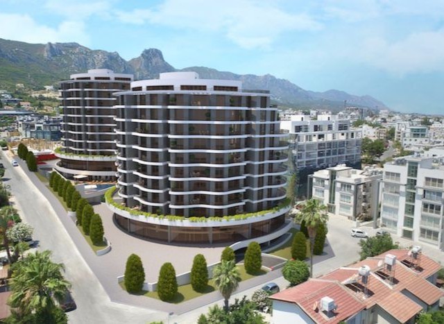 Yukarı Girne'de Projeden Satılık Daireler ve Penthouselar