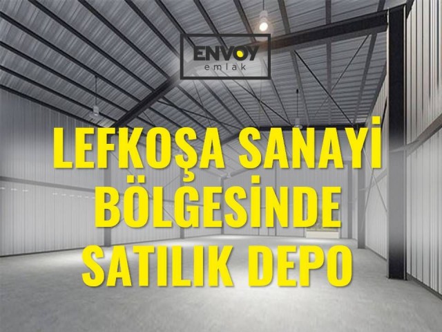 Lefkoşa Sanayi Bölgesin'de 650m2 Satılık Depo 