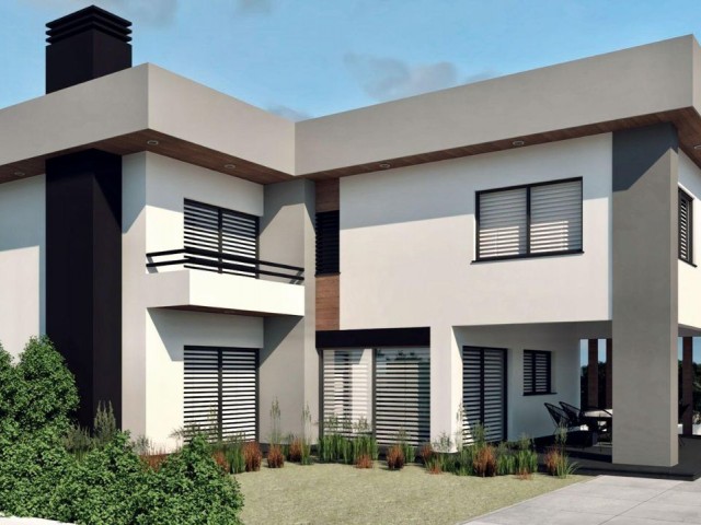 Half Construction 3+1 Villa in Kalkanli (For Residence in Nicosia, Available for Exchange)