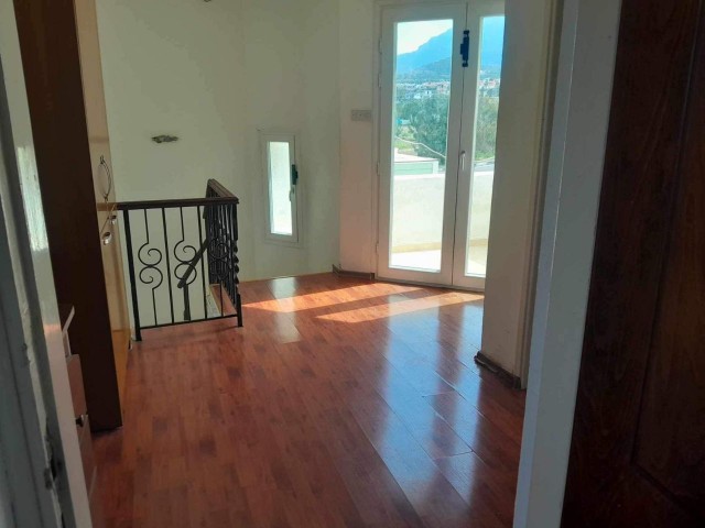 Semi-detached 3+1 Villa with Mountain and Sea Views for Sale in Çatalköy