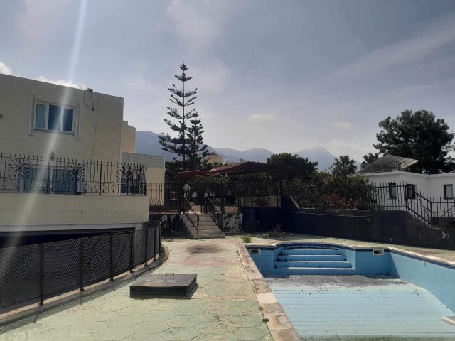 Semi-detached 3+1 Villa with Mountain and Sea Views for Sale in Çatalköy