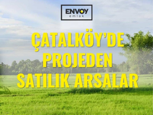 Plots for Sale in Çatalköy from the Project with Easy Payment