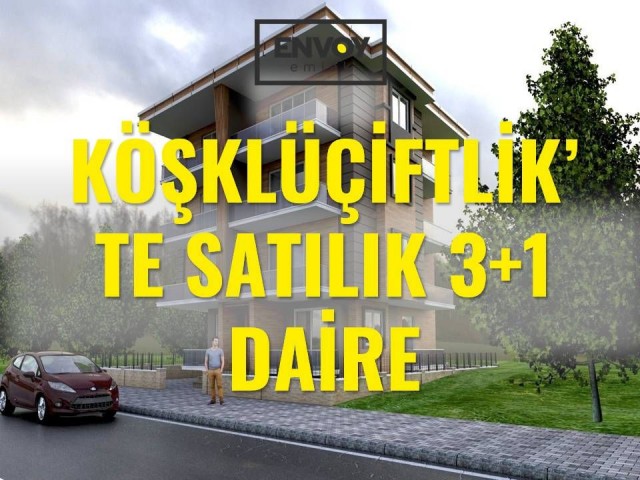 3+1 Flat for Sale in Köşklüçiftlik