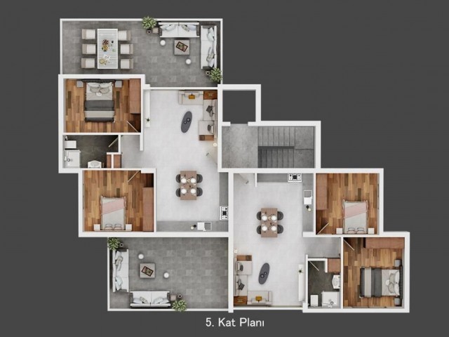 GELEGENHEIT PENTHOUSE ZUM VERKAUF Penthouse zum Verkauf in Nikosia Kızılbaş