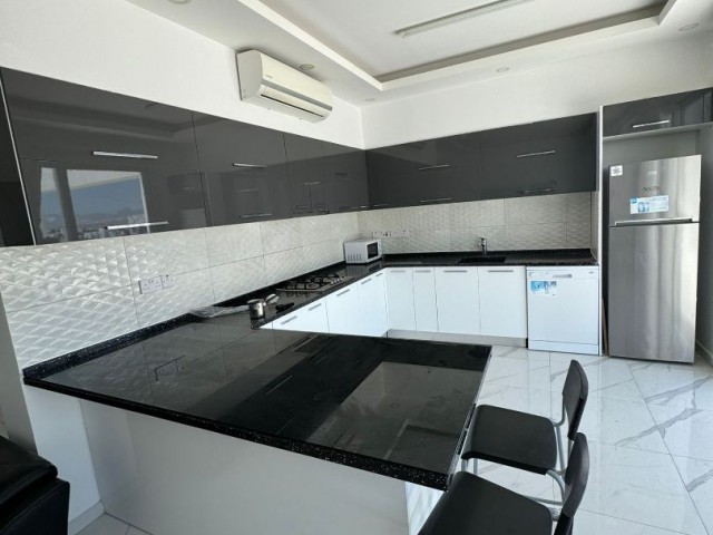 Luxus-Penthouse 2+1 Wohnung zur Miete in Nikosia Dereboyu