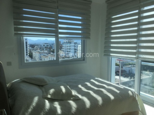 1+1 APARTMENT WITH FULL SEA VIEW, FULLY FURNISHED IN THE CENTER OF KYRENIA, VAT+ TRANSFORMER PAID ** 