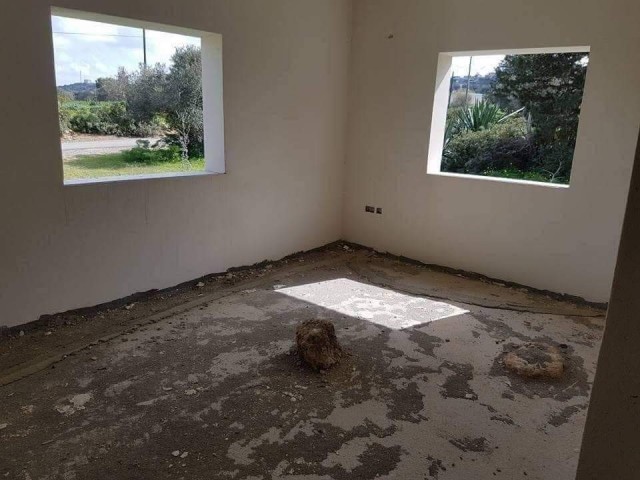 Land and Unfinished House In Yeni Erenkoy