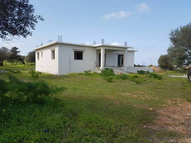 Land and Unfinished House In Yeni Erenkoy