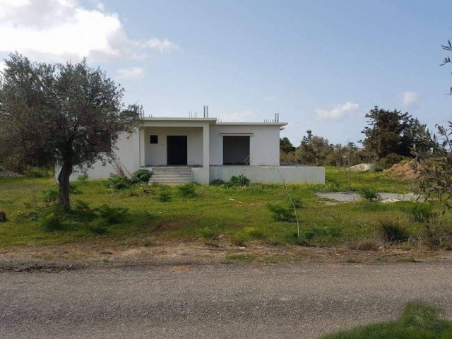 Land and Unfinished House In Yeni Erenkoy