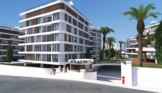 AVRASYA CITY KYRENIA CENTER 2+1 WOHNUNGEN ZU VERKAUFEN