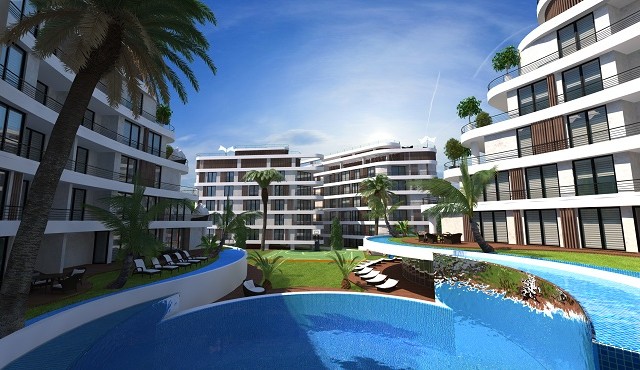 EURASIA CITY KYRENIA CENTRAL 2+1 APARTMENTS FOR SALE ** 