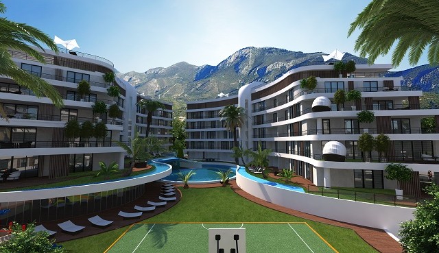 EURASIA CITY KYRENIA CENTRAL 2+1 APARTMENTS FOR SALE ** 